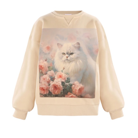 Selkie The Cottage Kitty Winter Sweater Sweatshirts - Picture 4 of 10
